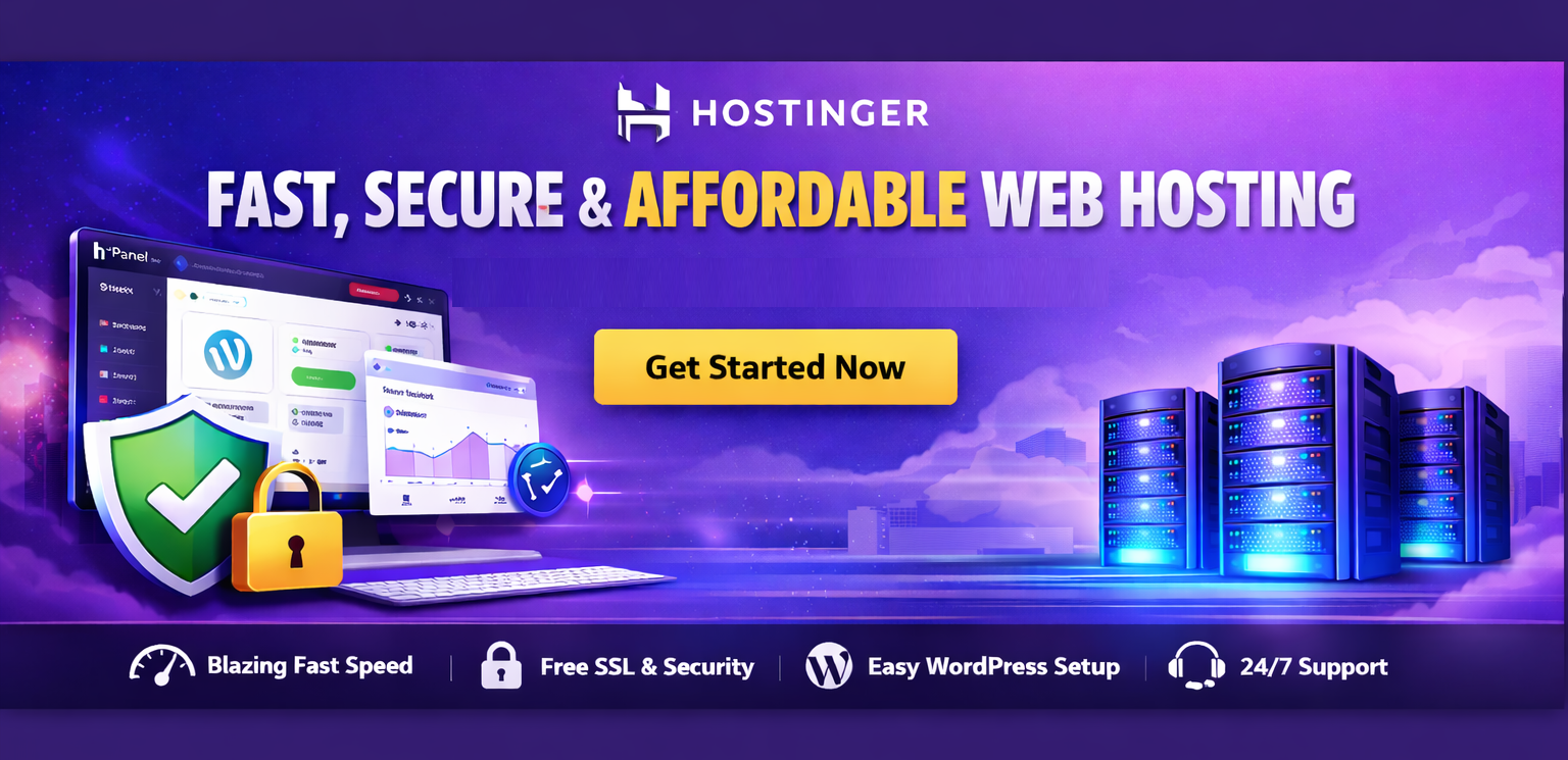 Hostinger Web Hosting – Smart, Fast & Affordable Hosting (1)