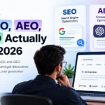 SEO, AEO and GEO in 2026